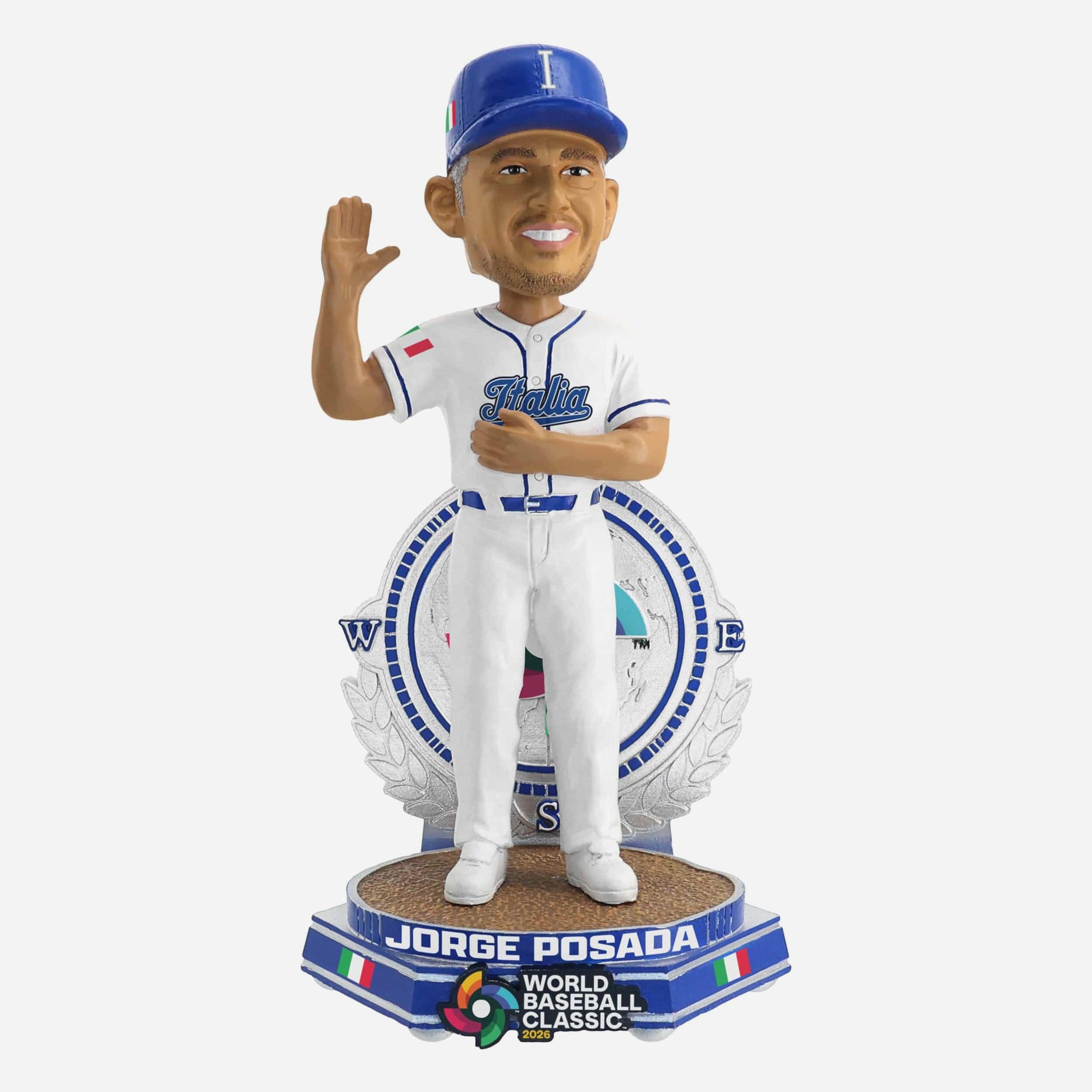 Jorge Posada Italy 2026 World Baseball Classic Coach Bobblehead FOCO
