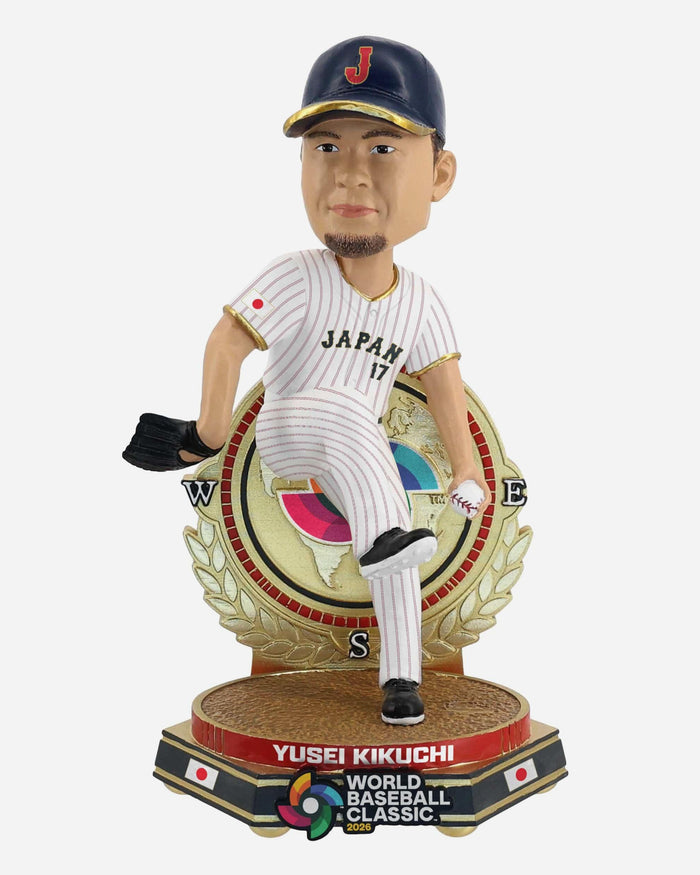 Yusei Kikuchi Japan 2026 World Baseball Classic Bobblehead FOCO - FOCO.com