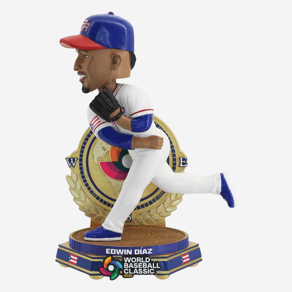 Edwin Diaz Puerto Rico 2026 World Baseball Classic Bobblehead FOCO - FOCO.com