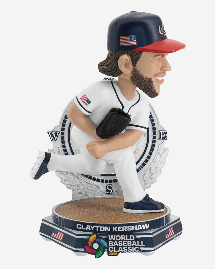Clayton Kershaw USA 2026 World Baseball Classic Bobblehead FOCO - FOCO.com