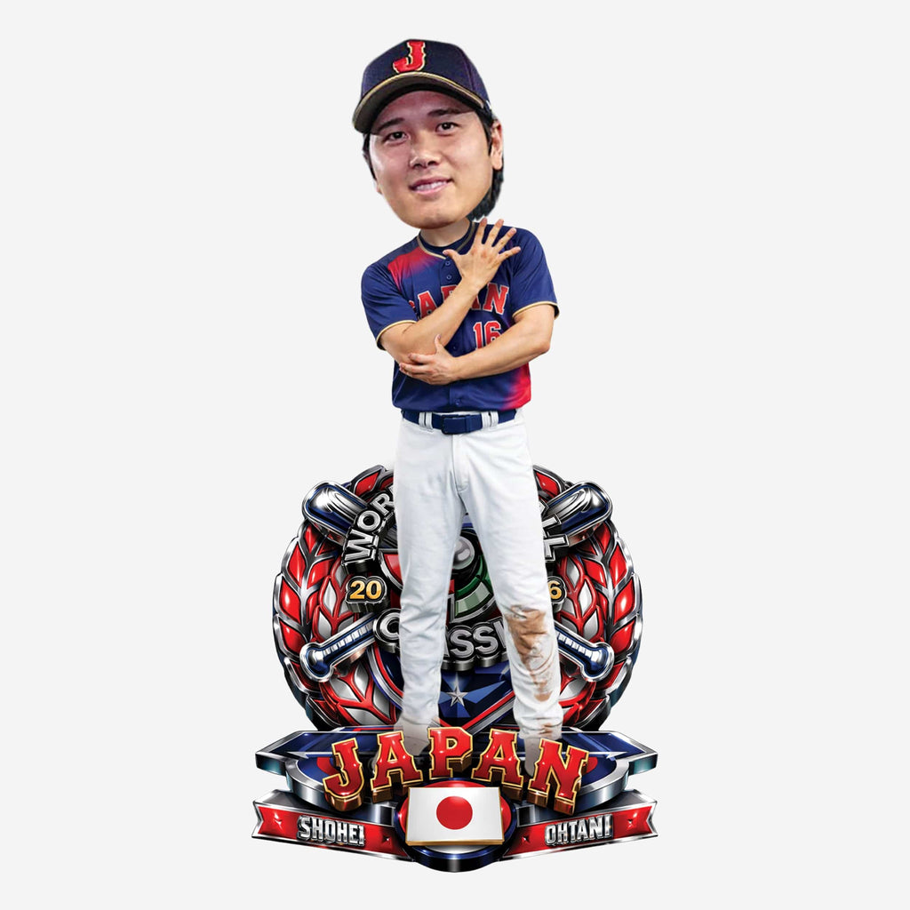 Shohei Ohtani Japan 2026 World Baseball Classic Celebration Bobblehead FOCO - FOCO.com