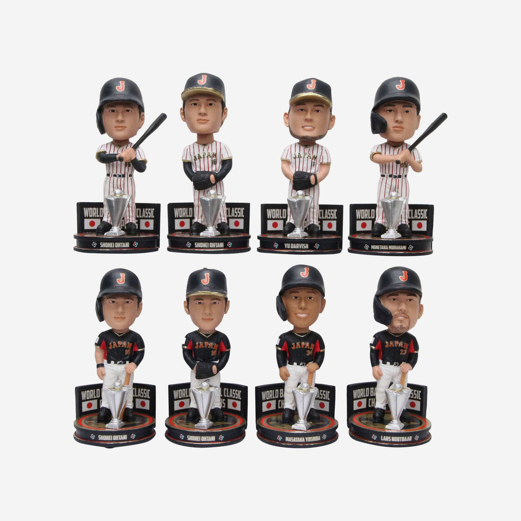 Japan 2023 World Baseball Classic Champions Mini Bobblehead Boxed Set FOCO - FOCO.com