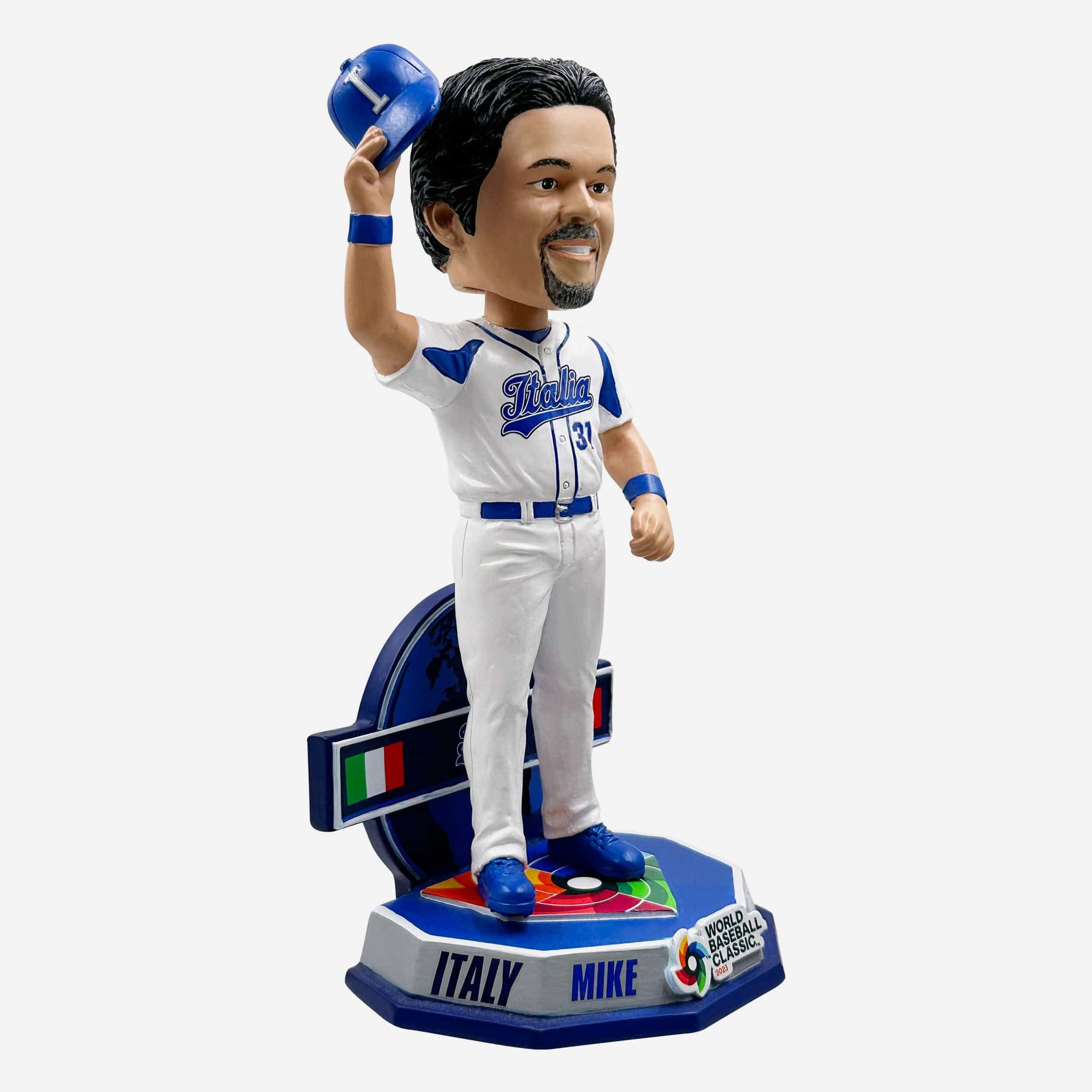 Italy 2023 World Baseball Classic Bobbles on Parade Bobblehead Officially Licensed by World Baseball Classic