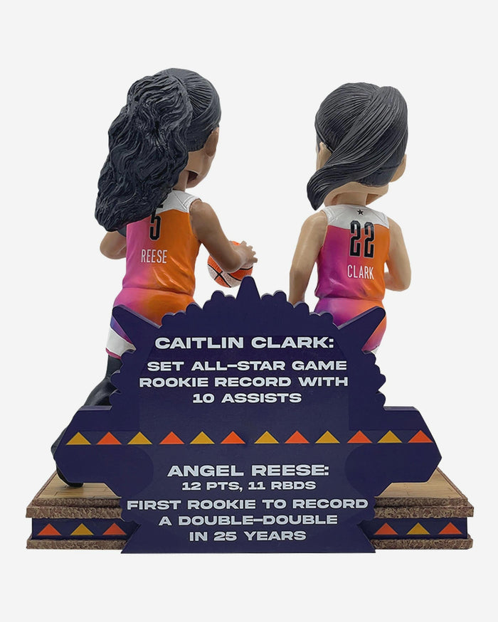 Angel Reese & Caitlin Clark Chicago Sky & Indiana Fever 2024 All-Star Dual Gamebreaker Bobblehead FOCO - FOCO.com