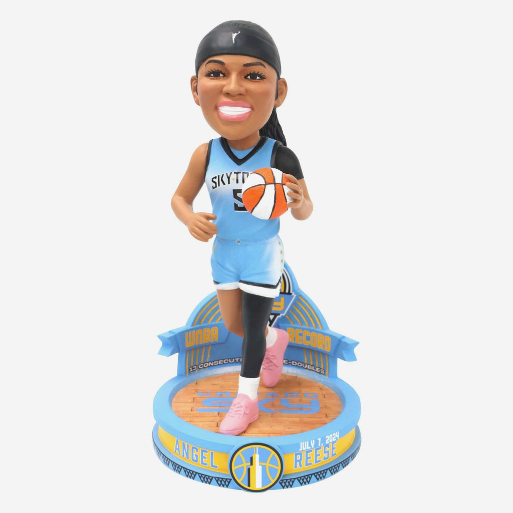 Angel Reese Chicago Sky WNBA Double Double Record Bobblehead FOCO - FOCO.com