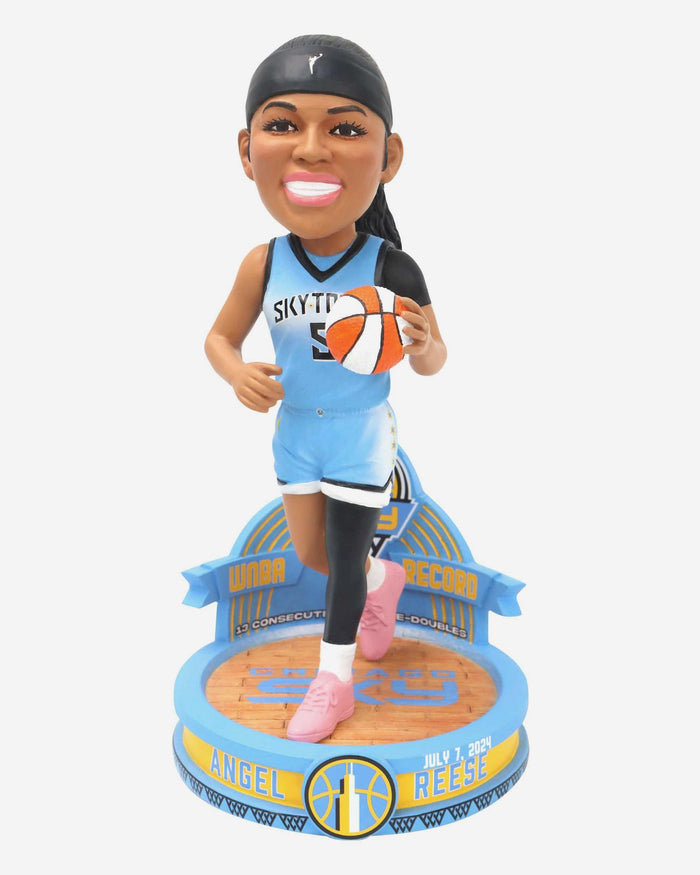 Angel Reese Chicago Sky WNBA Double Double Record Bobblehead FOCO - FOCO.com
