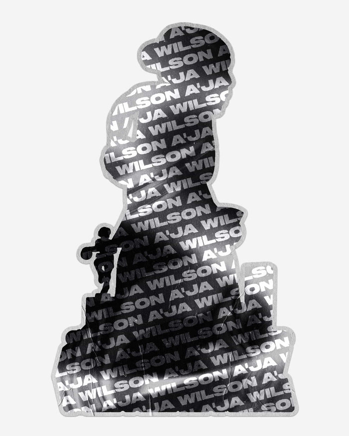 A'ja Wilson Las Vegas Aces 2025 Co-Defensive Player of the Year & MVP Bobblehead FOCO - FOCO.com