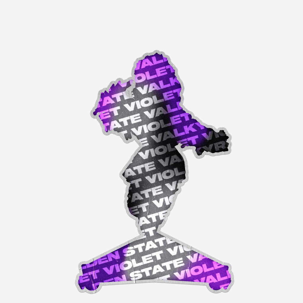 Violet Golden State Valkyries Historic Inaugural Season Playoff Mascot Bobblehead FOCO - FOCO.com