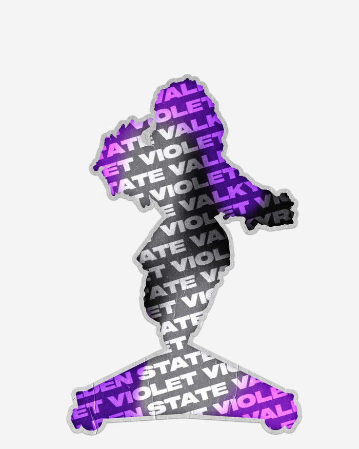 Violet Golden State Valkyries Historic Inaugural Season Playoff Mascot Bobblehead FOCO - FOCO.com