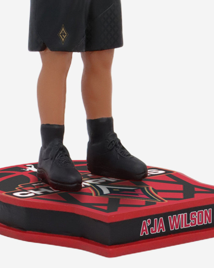 A'ja Wilson Las Vegas Aces 2023 WNBA Back To Back Champions Bobblehead FOCO - FOCO.com