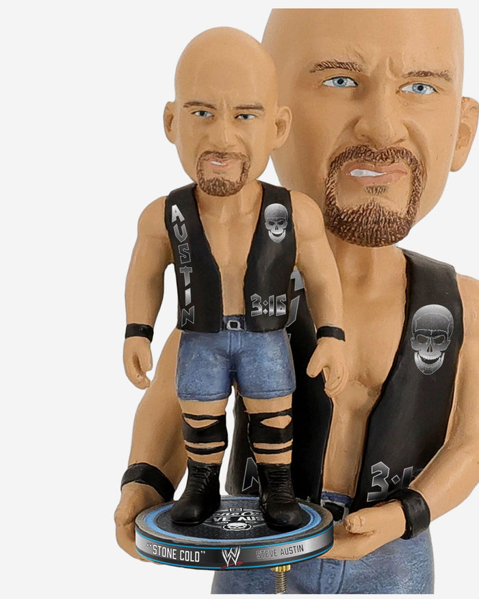 Stone Cold Steve Austin WWE Bobble Dubblz Bobblehead FOCO - FOCO.com