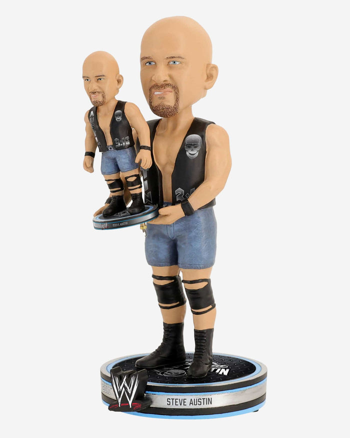 Stone Cold Steve Austin WWE Bobble Dubblz Bobblehead FOCO - FOCO.com