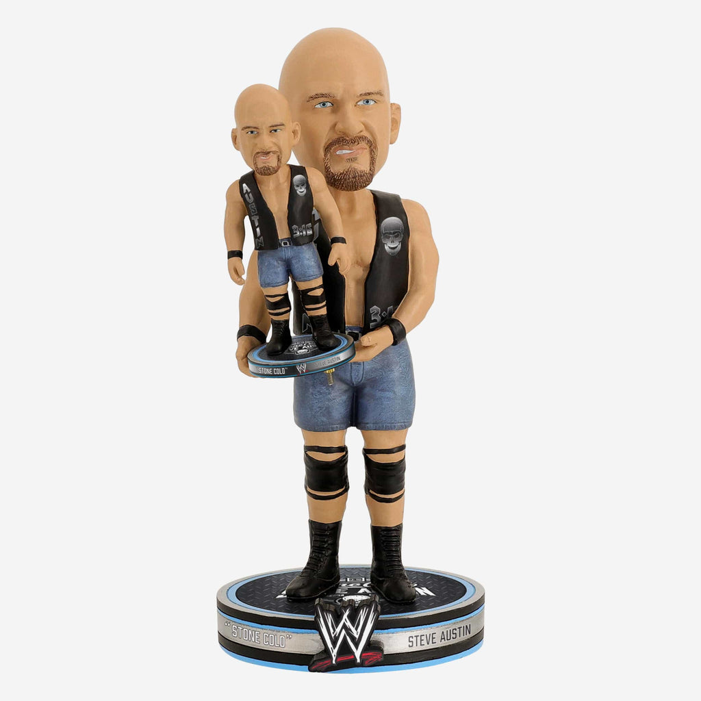 Stone Cold Steve Austin WWE Bobble Dubblz Bobblehead FOCO - FOCO.com