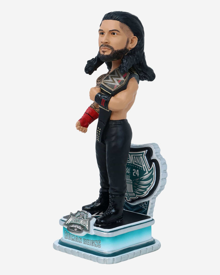 Roman Reigns WWE WrestleMania 40 Bobblehead FOCO - FOCO.com