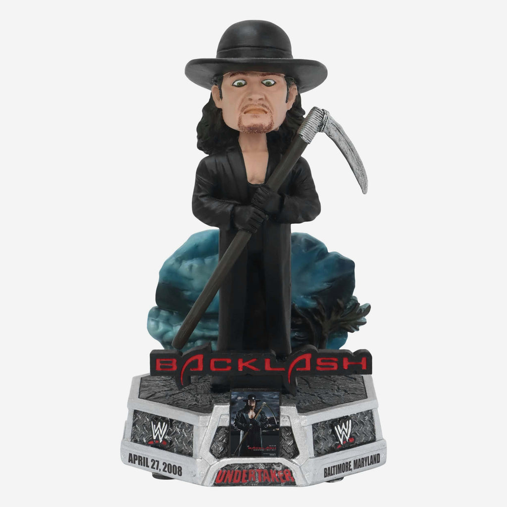 The Undertaker WWE Backlash April 2008 Poster Bobblehead FOCO - FOCO.com