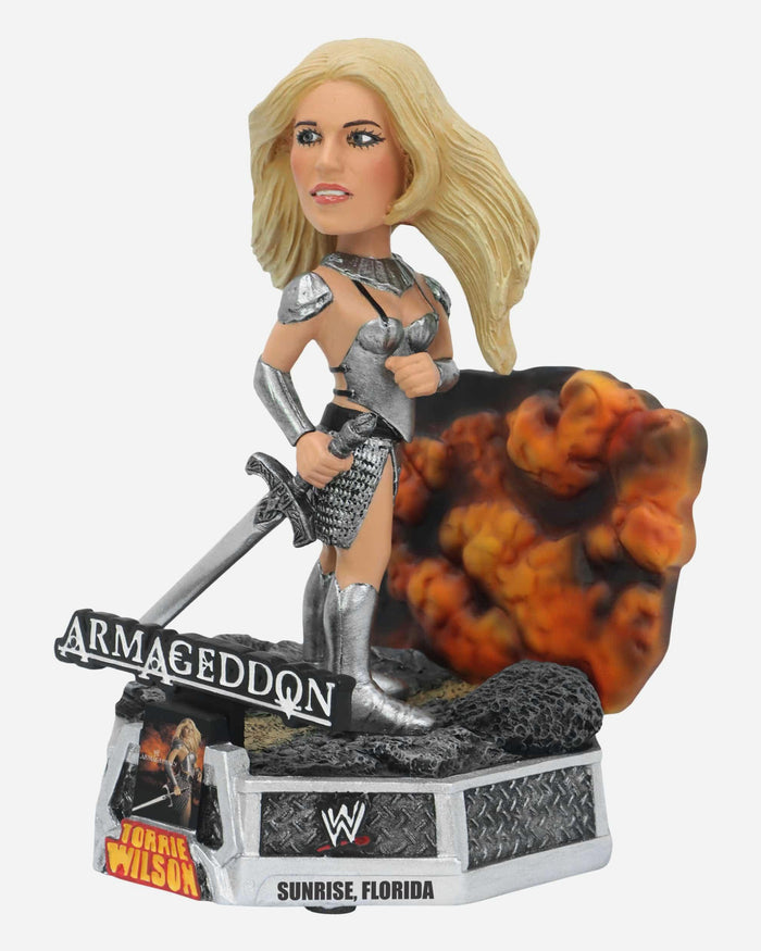 Torrie Wilson WWE Armageddon December 2002 Poster Bobblehead FOCO - FOCO.com