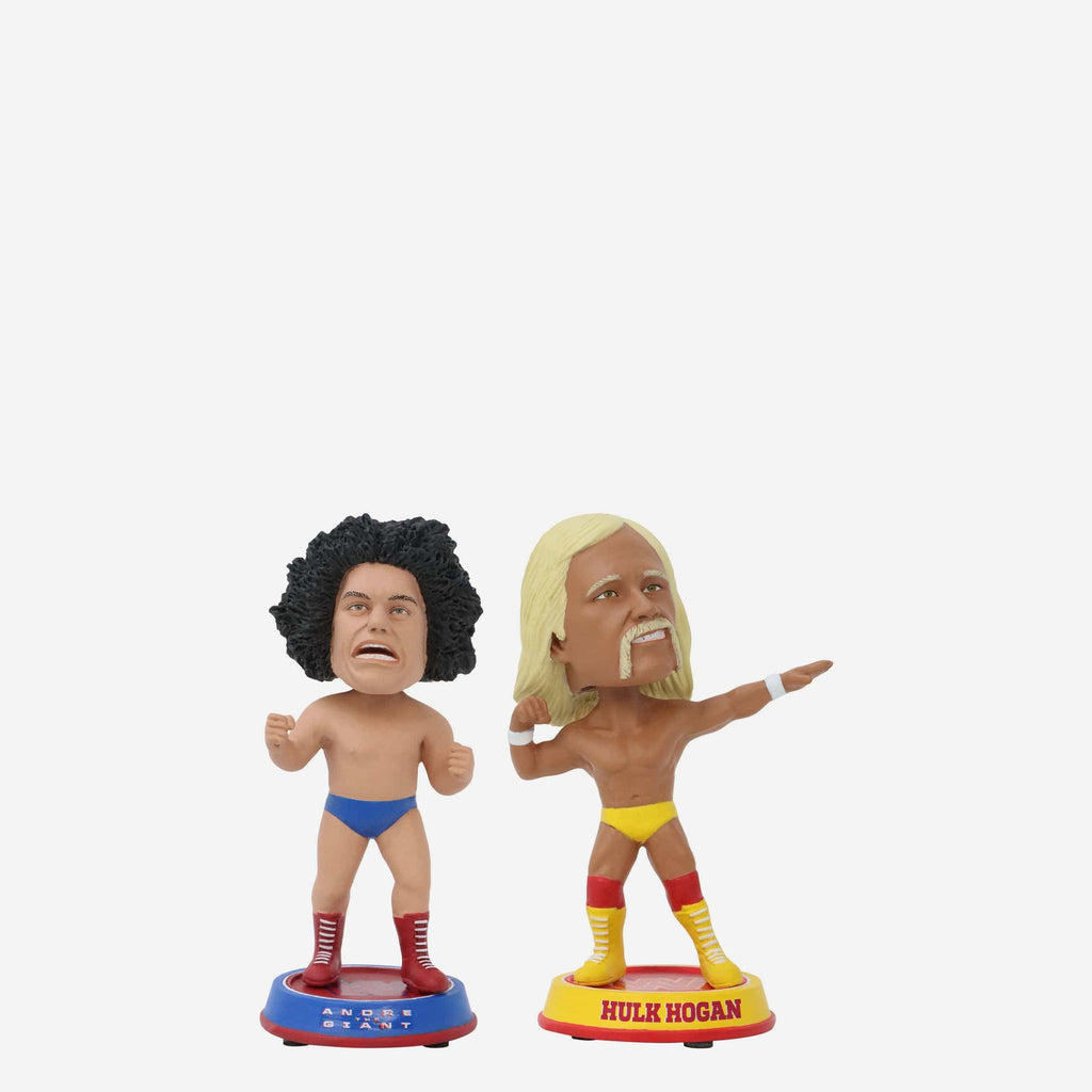 Hulk Hogan & Andre The Giant WWE 2 Pack Mini Bobblehead Set FOCO - FOCO.com