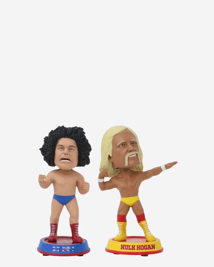 Hulk Hogan & Andre The Giant WWE 2 Pack Mini Bobblehead Set FOCO - FOCO.com