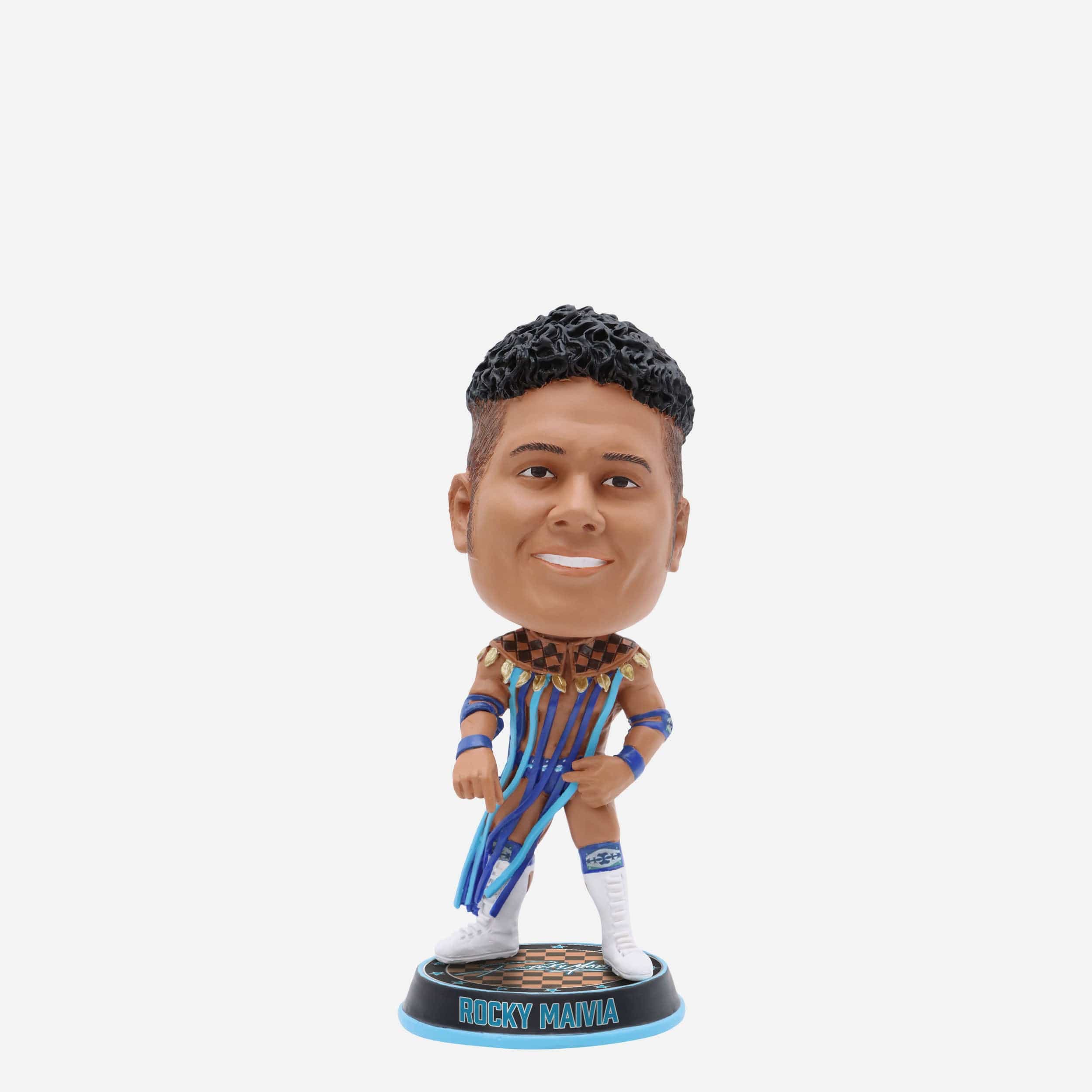 記念グッズ PLAYER BOBBLE BIG HEAD Rocky Maivia WWE Mini Bighead Bobblehead FOCO