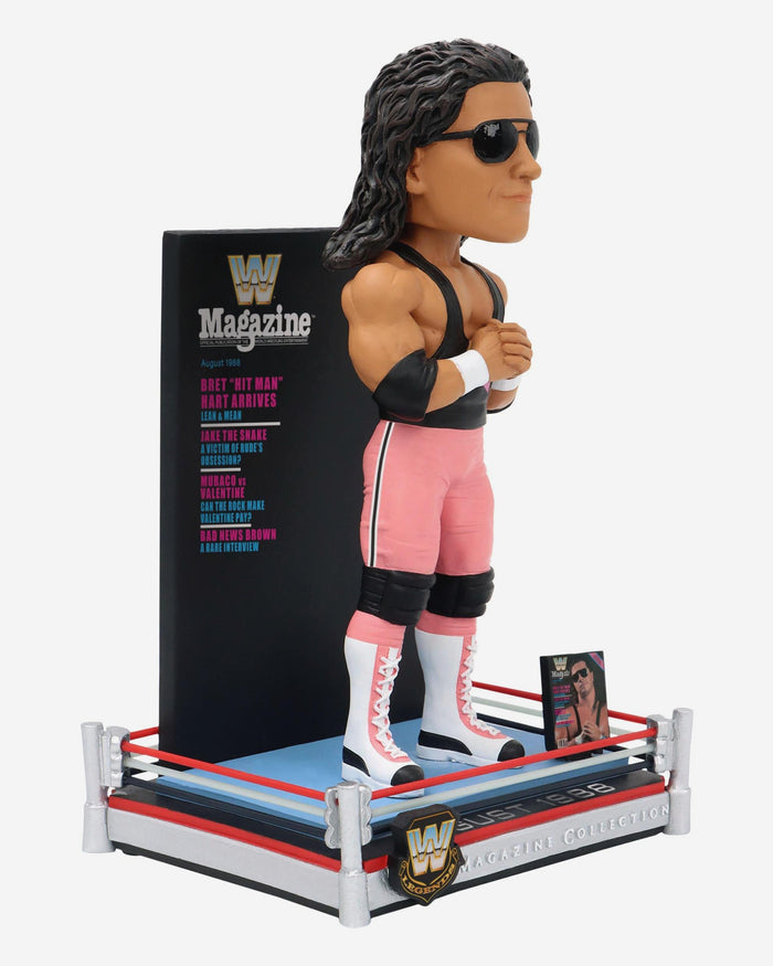 Bret Hart The Hit Man Arrives WWE Magazine Cover Bobblehead FOCO - FOCO.com