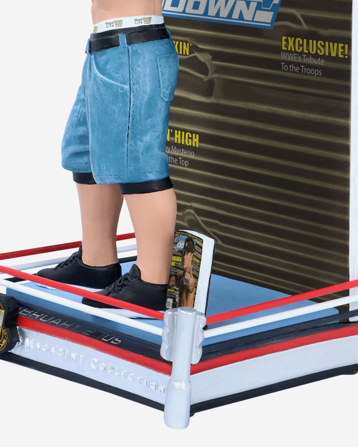 John Cena February Breakin' Out WWE Magazine Cover Bobblehead FOCO - FOCO.com