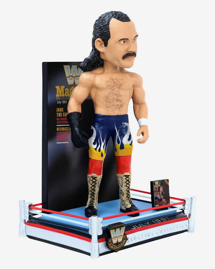 Jake The Snake Roberts The Snake WWE Magazine Cover Bobblehead FOCO - FOCO.com