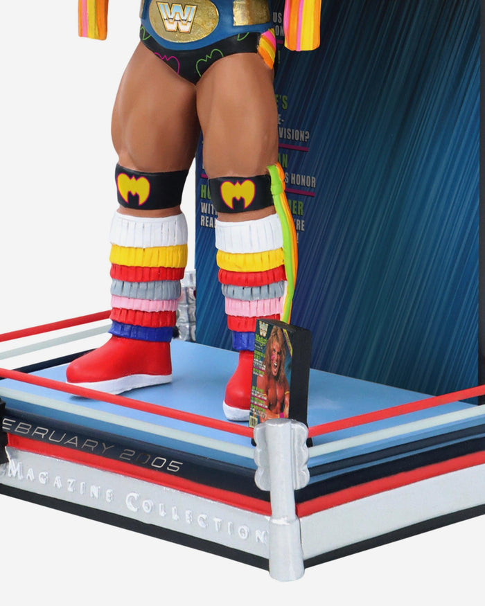 Ultimate Warrior Reign Supreme WWE Magazine Cover Bobblehead FOCO - FOCO.com