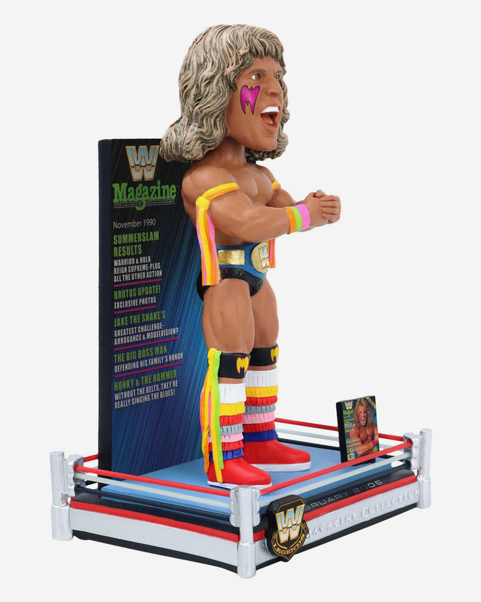 Ultimate Warrior Reign Supreme WWE Magazine Cover Bobblehead FOCO - FOCO.com