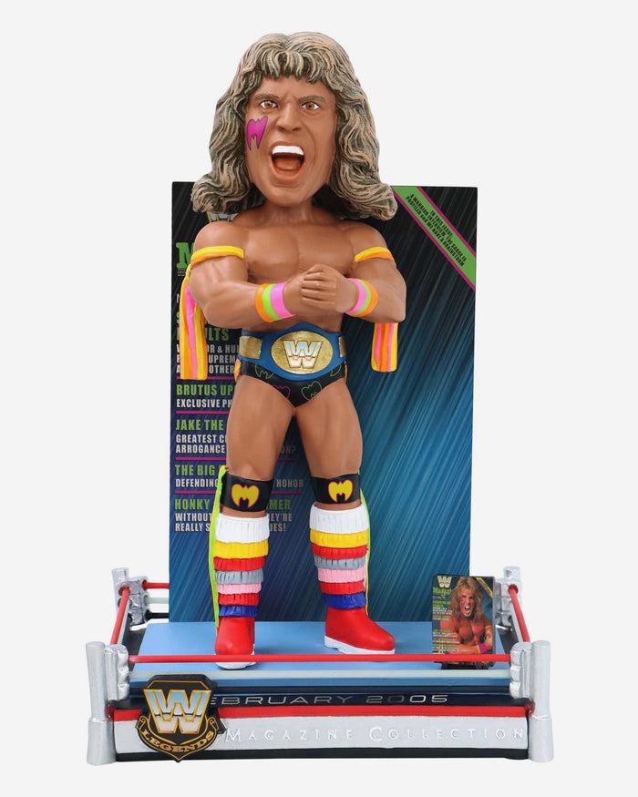 Ultimate Warrior Reign Supreme WWE Magazine Cover Bobblehead FOCO - FOCO.com