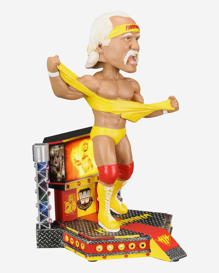 Hulk Hogan WWE Light Up Stage Entrance Bobblehead FOCO - FOCO.com