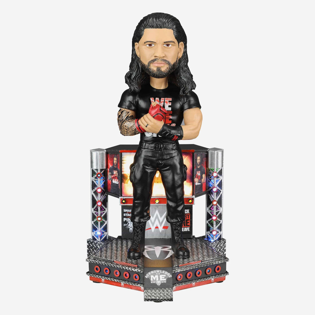 Roman Reigns WWE Light Up Stage Entrance Bobblehead FOCO - FOCO.com