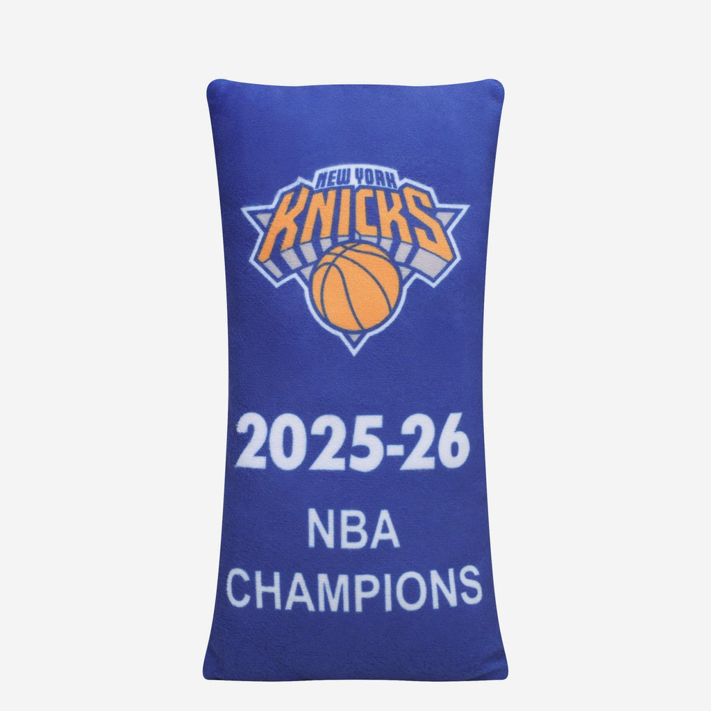 New York Knicks 2026 NBA Champions Banner 10 Inch Plush Banner FOCO - FOCO.com
