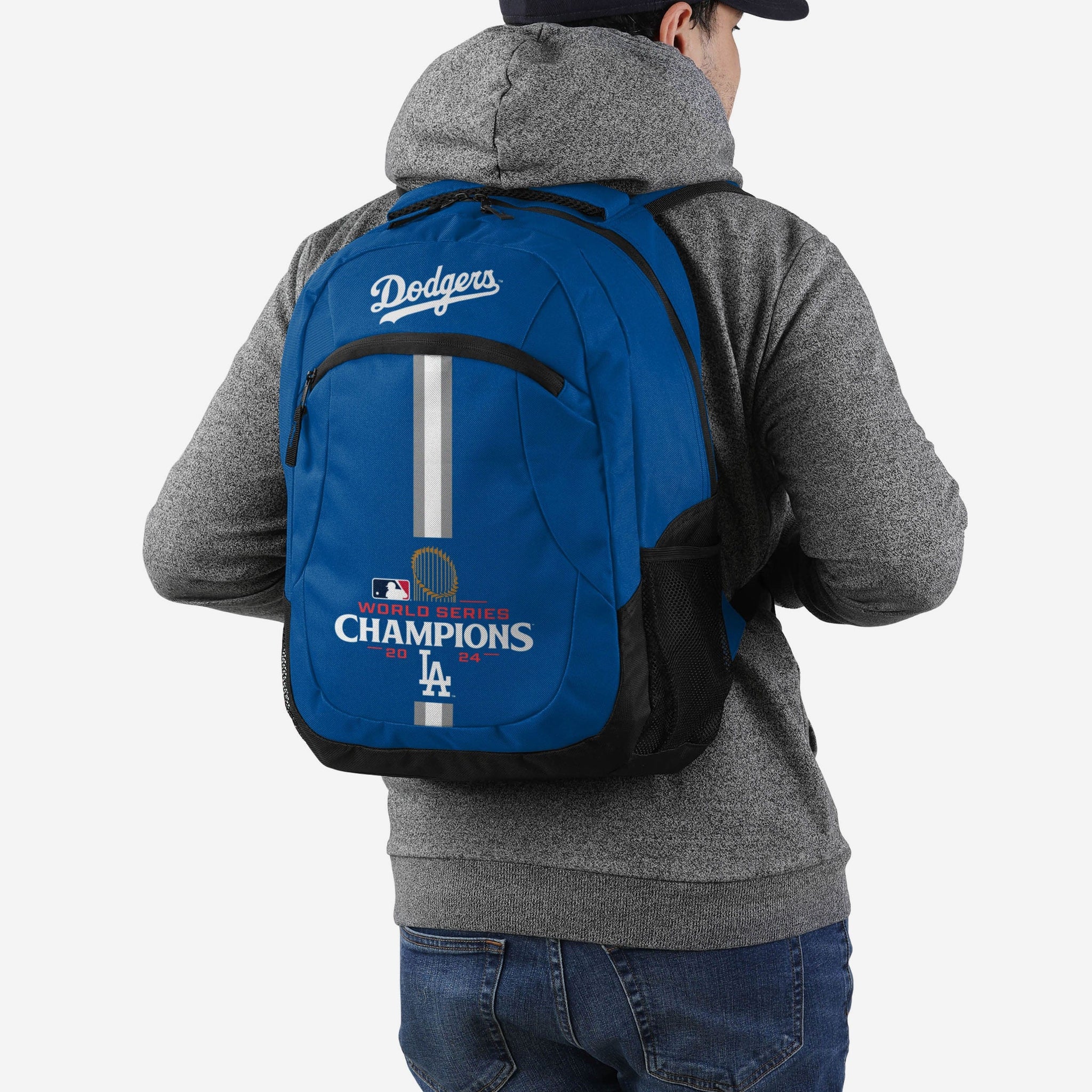 herschel backpack dodgers Los Angeles Dodgers 2024 World Series Champions Action Backpack FOCO