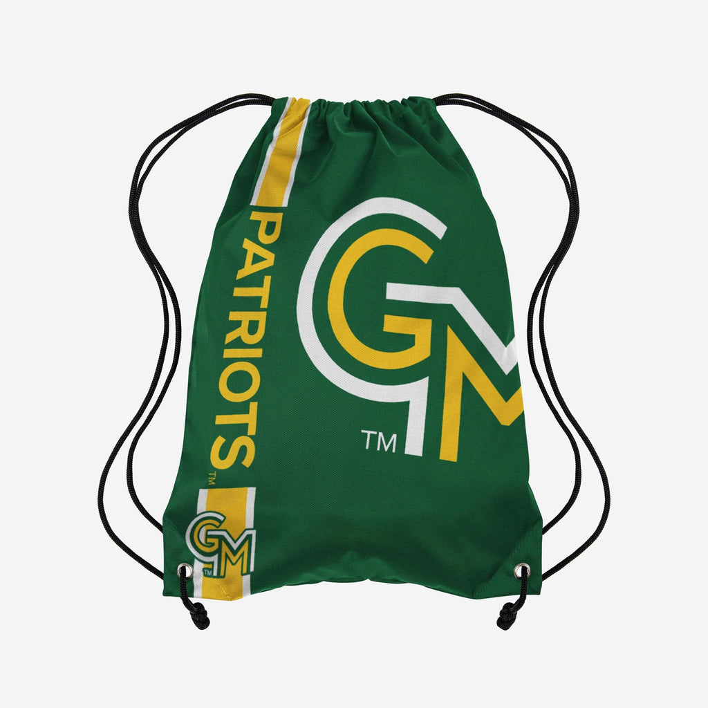 George Mason Patriots Big Logo Drawstring Backpack FOCO - FOCO.com