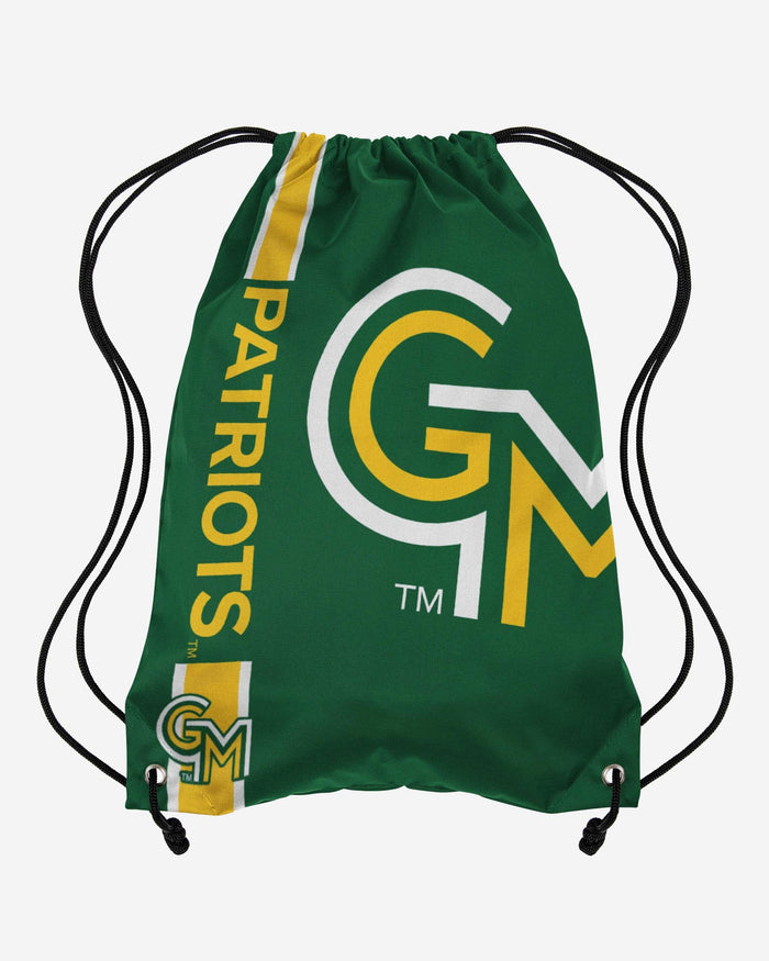 George Mason Patriots Big Logo Drawstring Backpack FOCO - FOCO.com