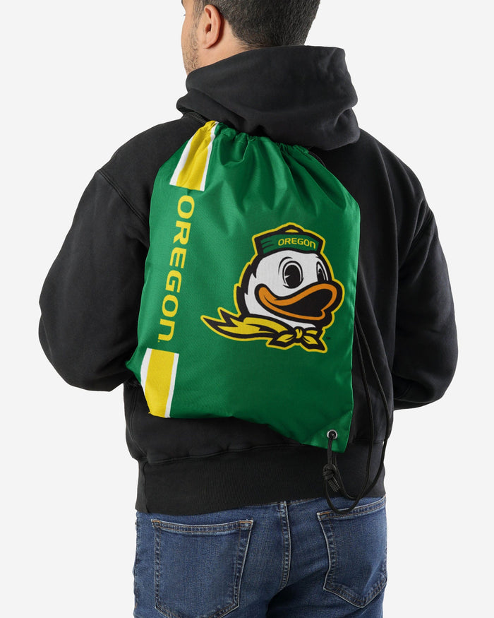 Oregon Ducks Big Logo Drawstring Backpack FOCO - FOCO.com