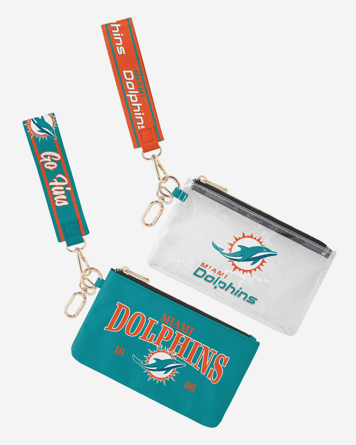 Miami Dolphins 2 Pack Wristlet FOCO - FOCO.com