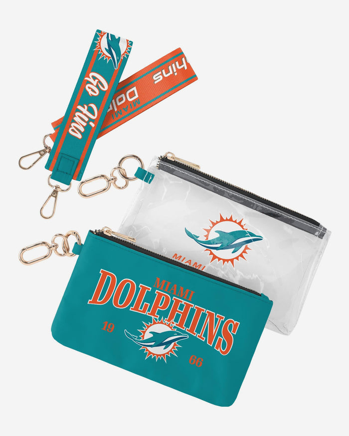 Miami Dolphins 2 Pack Wristlet FOCO - FOCO.com