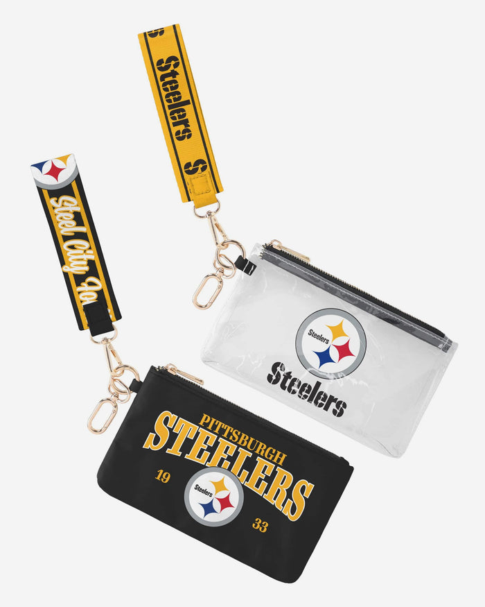 Pittsburgh Steelers 2 Pack Wristlet FOCO - FOCO.com