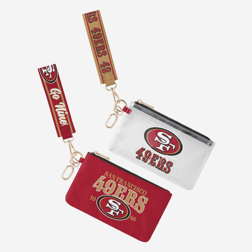 San Francisco 49ers 2 Pack Wristlet FOCO - FOCO.com