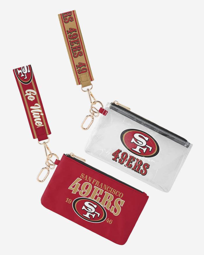San Francisco 49ers 2 Pack Wristlet FOCO - FOCO.com