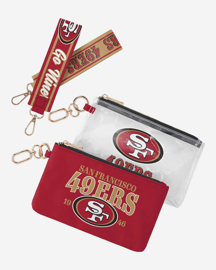 San Francisco 49ers 2 Pack Wristlet FOCO - FOCO.com
