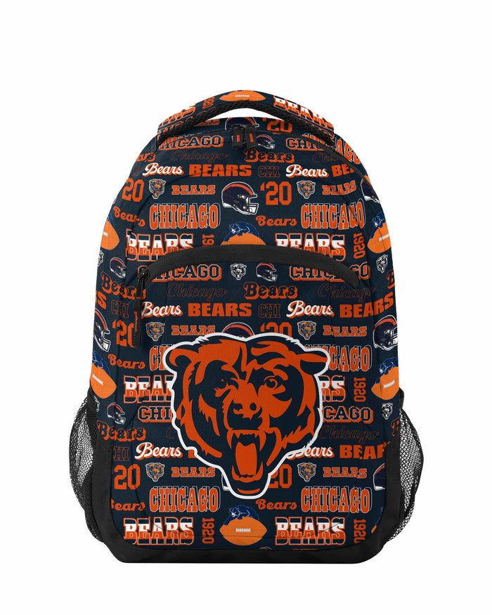 Chicago Bears Repeat Retro Print Action Backpack FOCO - FOCO.com
