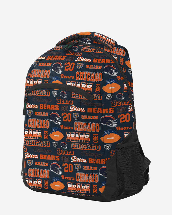 Chicago Bears Repeat Retro Print Action Backpack FOCO - FOCO.com