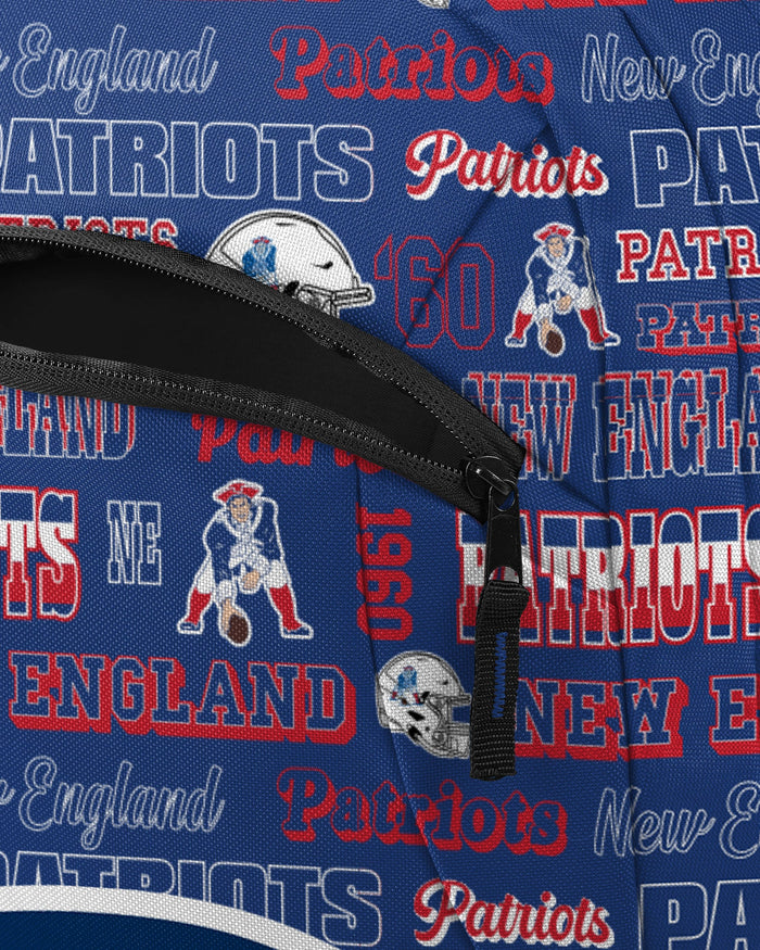 New England Patriots Repeat Retro Print Action Backpack FOCO - FOCO.com