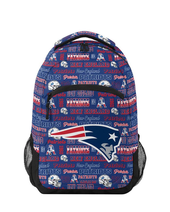 New England Patriots Repeat Retro Print Action Backpack FOCO - FOCO.com