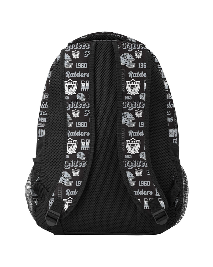 Las Vegas Raiders Repeat Retro Print Action Backpack FOCO - FOCO.com