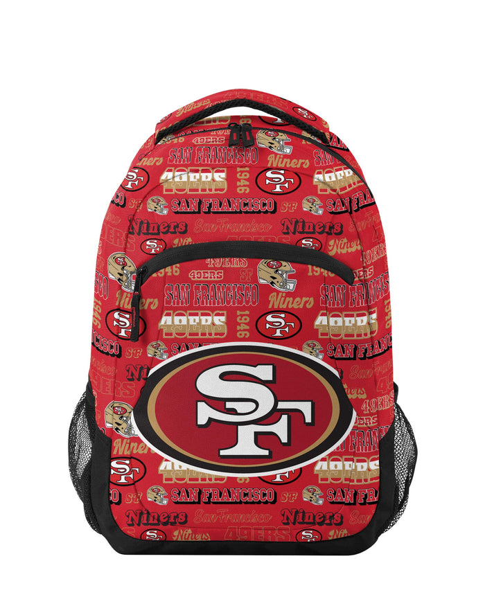 San Francisco 49ers Repeat Retro Print Action Backpack FOCO - FOCO.com