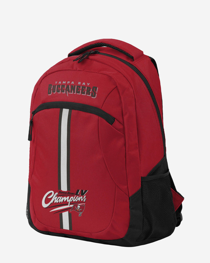 Tampa Bay Buccaneers Super Bowl LV Champions Action Backpack FOCO - FOCO.com