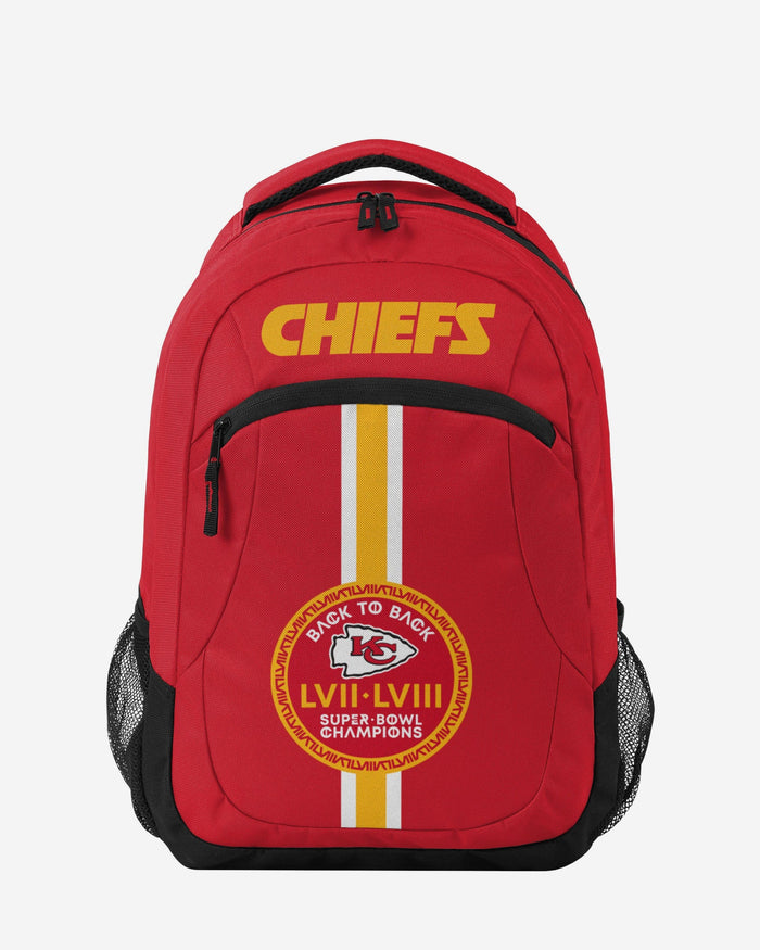 Kansas City Chiefs Super Bowl LVIII Champions Action Backpack FOCO - FOCO.com